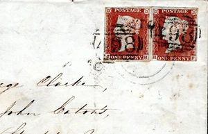 GB Cover Warrington Manchester *498* 1d Red{2} UDC 1859 {samwells-covers} C36d - Foto 1 di 12