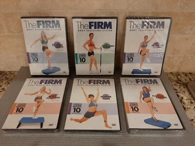 6 DVDs The Firm Body Sculpting System Workouts Hips Thighs ABS Cardio Yoga NEW - Image 1 of 4