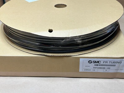 328' 100m SMC FR 3-Layer Pneumatic Tubing Flame Resistant 6mm 1/4"OD 4mm 1/8" ID - Image 1 of 4