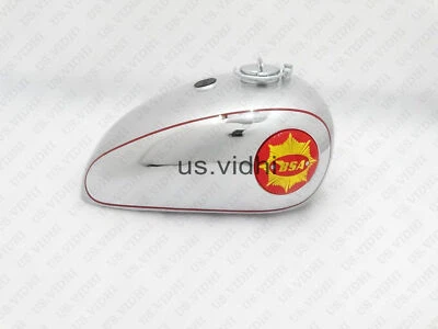 Gas Tank For Bsa Gold Star Paint Chrome Complete - Image 1 of 4