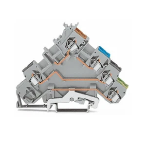 10 Stück WAGO 280-570 ​4-Leiter-Fühlerreihenklemme 2,50 mm² grau NEU - Bild 1 von 4