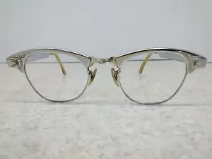 Vintage Damen Shuron Cat Eye 12k GF Aluminium Brille Brillengestell - Bild 1 von 10