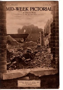 Mid Week Pictorial NYT June 27, 1918 photo magazine World War 1 (j1000 - Picture 1 of 2