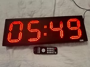 Gym Clock Remote LED Workout w/Buzzer Tabata Interval Countdown Timer PB Extreme - Picture 1 of 9