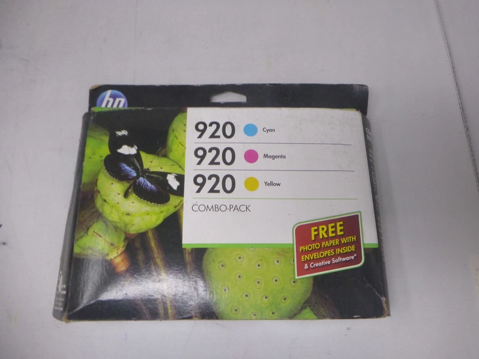 Paquete combinado original HP 920 CMY - SELLADO - 2014 NUEVO OEM Foto 1 de 1