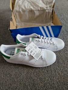 Adidas Stan Smith, White and Green. Size UK 6. Brand New In Box, W/ Tags