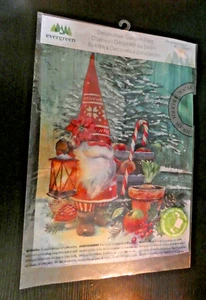 Decorative Garden Flag Christmas Gnome 12.5"X18" #14S9370FB - Picture 1 of 3