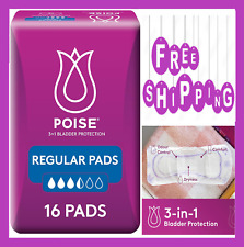 Poise Pads For Bladder Leaks Regular 16 Count With Free Shipping AU
