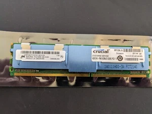 Crucial PC2-5300 (DDR2-667) 4 GB FB-DIMM 667 MHz PC2-5300 DDR2 Memory - Picture 1 of 8