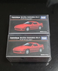 Tomica Premium Takara Tomy Mazda Savanna RX-7 Set of 2 Limited Edition - Picture 1 of 4