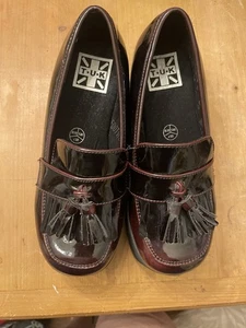 Mocasín T.U.K Borgoña Gradiente Plataforma Talla US 7 - Imagen 1 de 9