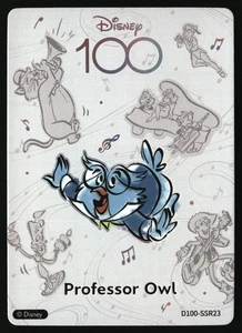2023 Disney 100 Card.Fun Joyful Professor Owl Orchestra #D100-SSR23 - Picture 1 of 2