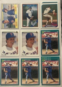 11 tarjetas de béisbol Drew Hall - Imagen 1 de 4