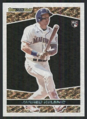 2021 Topps Update Black Gold #BG-8 Jarred Kelenic Seattle Mariners 303 - Image 1 of 2