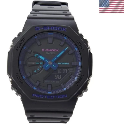 Reloj Futuristic Negro Analógico-Digital para Mujer - Doble Luz LED, 31 Temporizadores Foto 1 de 2