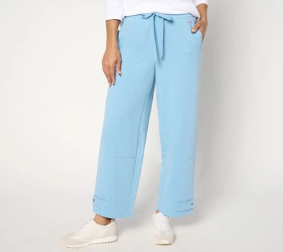 Peace Love World Women's Pants Sz XS Regular Ankle w Tab Hem White A681125 - Image 1 of 4