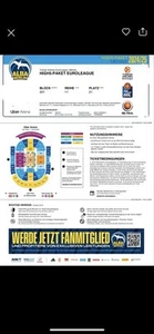 2x Euroleague Alba Berlin vs Olympiacos Piräus - Bild 1 von 1