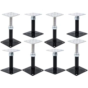 4er-Pack verstellbare 5"-8" Haus Jack für den Boden, Mini Schraube Pfosten Pole für Lev... - Bild 1 von 7