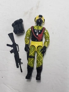 1989 GI Joe Cobra PYTHON PATROL COPPERHEAD v2 Figure Hasbro Complete - Picture 1 of 12