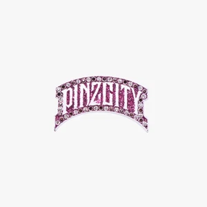 Purple PINZCITY Script Pin - Picture 1 of 2