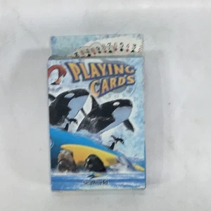 Sea World neue Spielkarten verpackt Orca Killerwal von ID Gear Inc - Bild 1 von 4