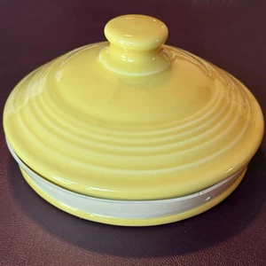 Fiesta Fiestaware Sunflower Yellow Replacement Medium Canister Lid - Picture 1 of 6