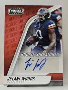 Jelani Woods 2022 Panini Chronicles Threads Drafts Picks RC Auto #TH-JWO Colts - Picture 1 of 2