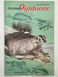 Colorado Outdoors Magazine Mar-Apr 1980 Gene Ellis Badger - Imagen 1 de 2
