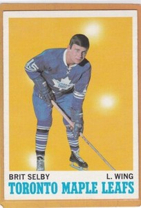 1970-71 TOPPS HOCKEY BRIT SELBY #111 MAPLE LEAFS EX+ *A13757