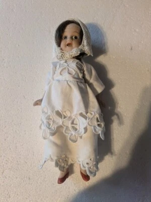 ancienne poupée mignonette porcelaine - Photo 1/4