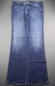 Vintage  7 For All Mankind Jeans A Pocket Low Rise Boot USA Sz 31 (Msr 31x33) - Bild 1 von 10