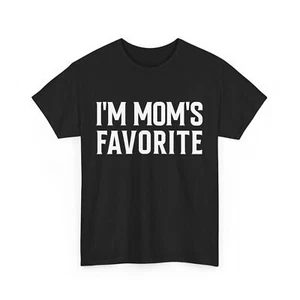 Mom T-shirt, I'm Mom's Favorite Mama Mother's Day Shirt - Picture 1 of 8