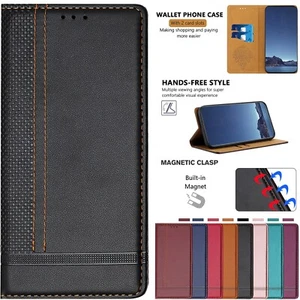 Funda tipo billetera con soporte abatible para teléfono Motorola Moto G Play G Stylus G Power 2024 2025 - Imagen 1 de 66