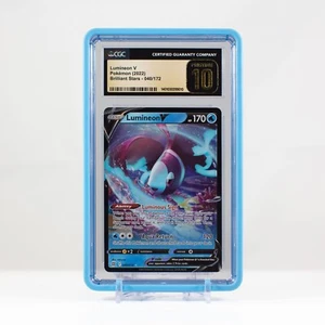 Pokemon Lumineon V #040 Brilliant Stars CGC 10 PRISTINE - Picture 1 of 4