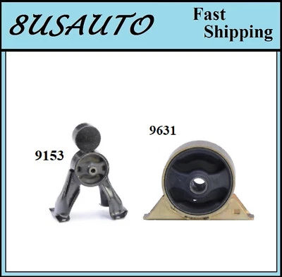 2PCS FRONT & REAR MOTOR MOUNT FIT 2004-2006 Mitsubishi Outlander 2.4L 2WD - Auto - Image 1 of 4