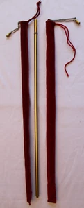 LOT 3 SOLID BRASS 18" LONG BUTANE FIREPLACE/CANDLE FIRE LIGHTERS - Picture 1 of 12