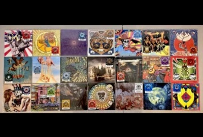 Grateful Dead 7” Singles Collection Vol 1-21 COMPLETE with HYPE stickers NEW!!!! Foto 1 de 2