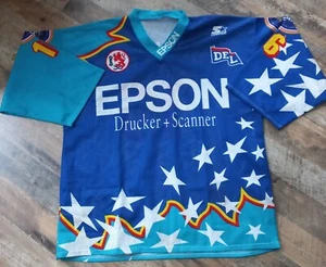 eishockey trikot DUSSELDORF EG #16 DOUCET vintage altes jersey EPSON DEL - Bild 1 von 7