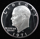 1971-S Eisenhower Silberdollar Beweis 40 % Silber $ 1 US Neuwertig Münze