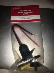 MALE Rig Rite Trolling Motor Receptacle, OEM, 2 Wire, Male 480-BRAND NEW-SHIP24H - Picture 1 of 2