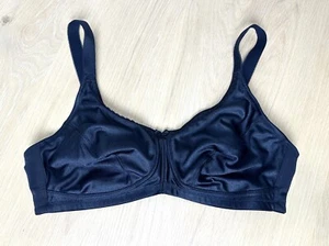 Amoena Rita SB Bra Mastectomy Pockets Satin Wire Free Black Size 40C - Picture 1 of 10