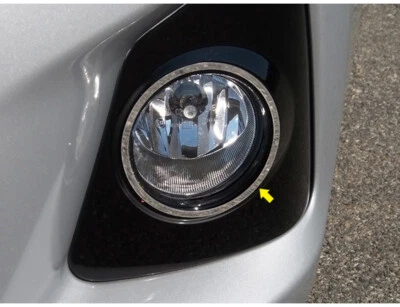 Borde de luz de marcador de acero inoxidable 2 piezas para Toyota Corolla 2014-2016 Foto 1 de 4