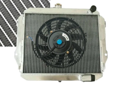 Radiador + ventilador de aluminio MT 1985-en DAIHATSU ROCKY F7 F8 2.8D 2.8TD DL DLT 1985-en Foto 1 de 4