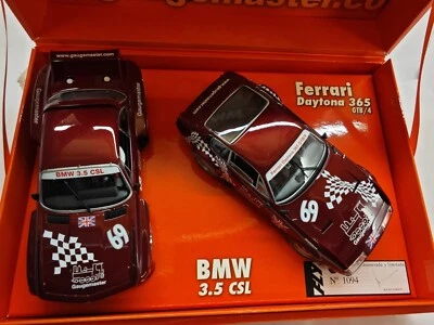 FLY 1:32 Ferrari Daytona 365 GTB-4 e BMW 35 CSL -Gaugemaster - Slot Car - Immagine 1 di 4