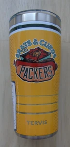 Green Bay Packers 20 Oz Edelstahl Tervis Becher Neu Brats & Curds NFL - Bild 1 von 8