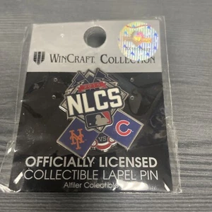 2015 NLCS DUELING LAPEL PIN CHICAGO CUBS VS NEW YORK METS - Picture 1 of 2