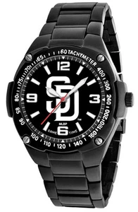 San DIego Padres Watch Mens MLB Black Stainless Gladiator Wristwatch - Picture 1 of 1