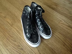 Balera Style schwarze Pailletten WL6034 Hip Hop Schuhe-Kindergröße 5AM - Bild 1 von 7