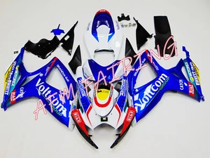 Blue White ABS Injection Mold Bodywork Fairing Kit for GSXR600/750 2006 2007 - Picture 1 of 8