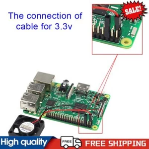Brushless CPU Cooling Fan for Raspberry Pi RasPi 3 Model B 2 Model B/B+ ~G - Afbeelding 1 van 7